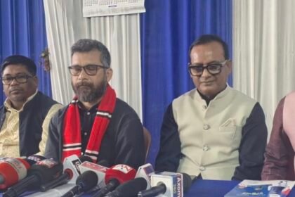 অসম জাতীয় পরিষদের সম্পাদক চিত্তরঞ্জন বসুমতারীর সংবাদ সম্মেলন::