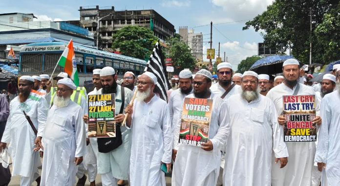 SIR ও জনগণনা ইস্যুতে কলকাতায় জমিয়তের মিছিল